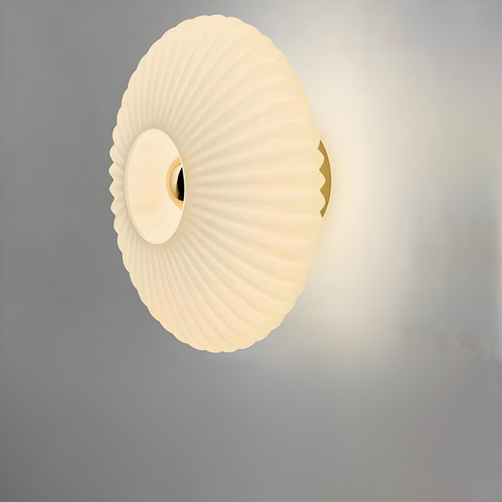 OrbeLumière™ – Applique Murale en Verre Circulaire