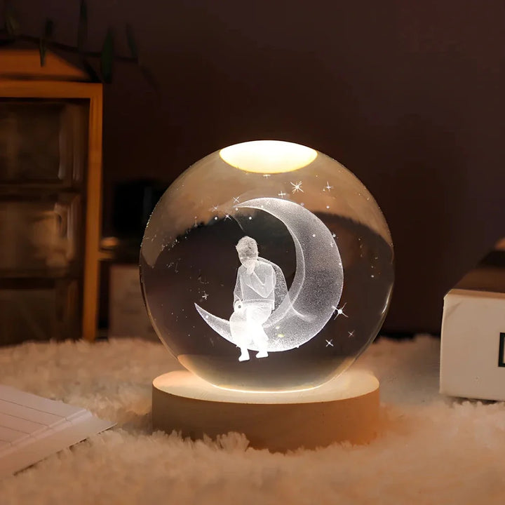 CristalAura™ – Boule de cristal lumineuse