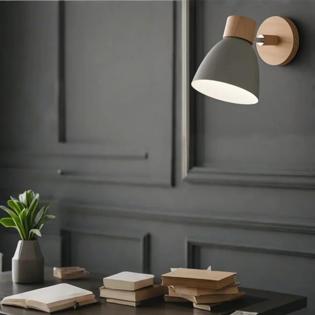 ScandiLuxe™ – Lampe Murale Suspendue Design Naturel