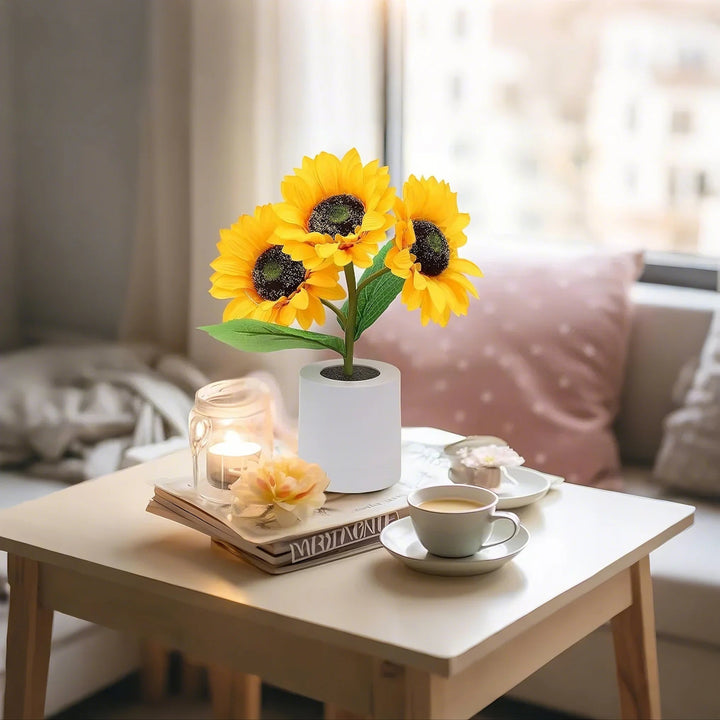 SoleaLume™ – Lampe de Table Tournesol Créative