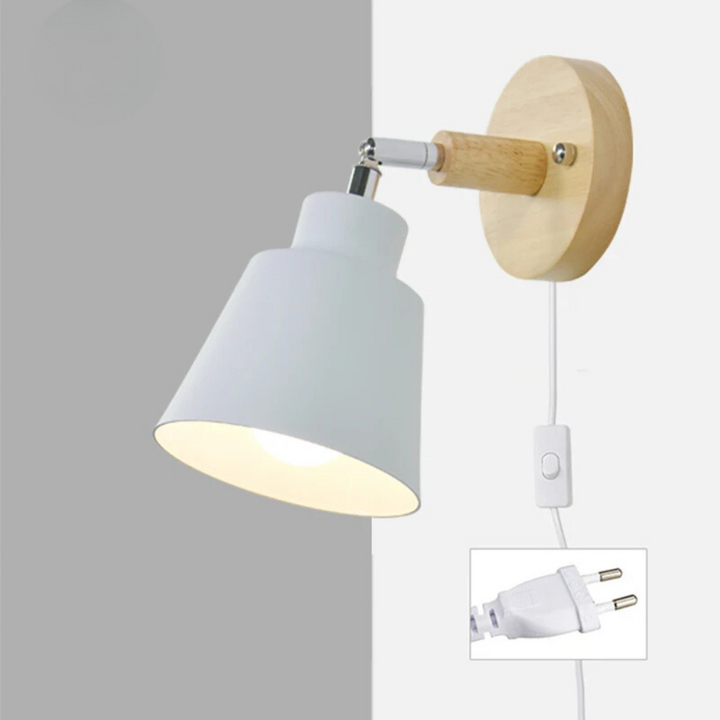 Luminordik™ – Éclairage Mural Bois Naturel & Pratique