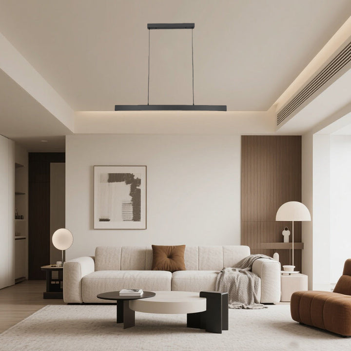 LinéaLumi™ – Lustre Minimaliste en Bande Longue