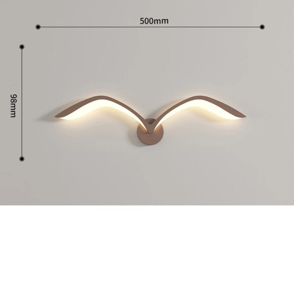 Lueur Boréale™ – Applique LED Oiseau Style Scandinave