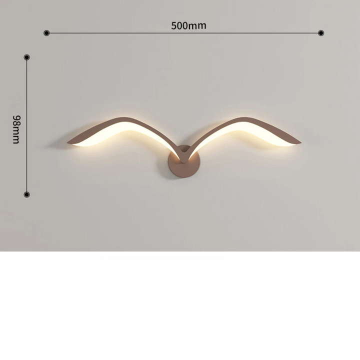 Lueur Boréale™ – Applique LED Oiseau Style Scandinave
