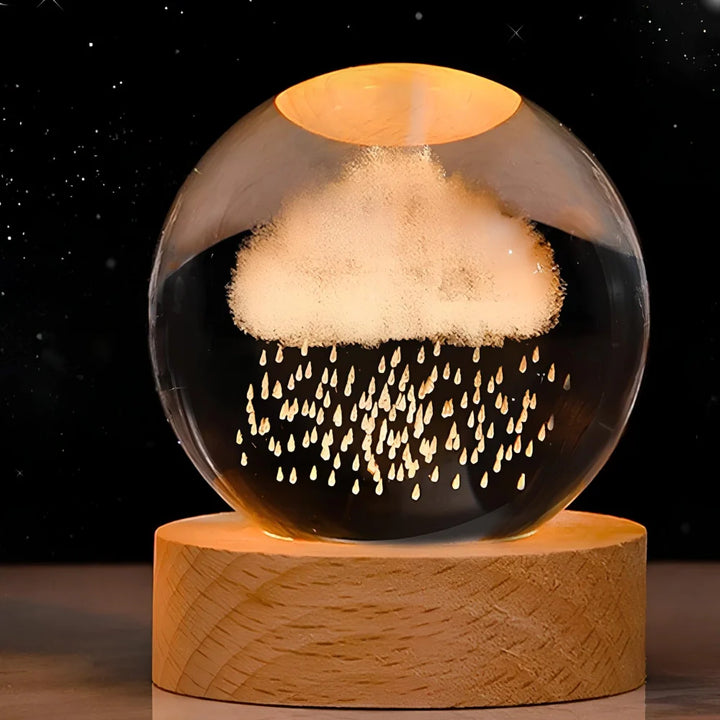 CristalAura™ – Boule de cristal lumineuse