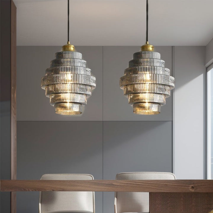 Clartis™ – Suspension Élégante au Design Verrier