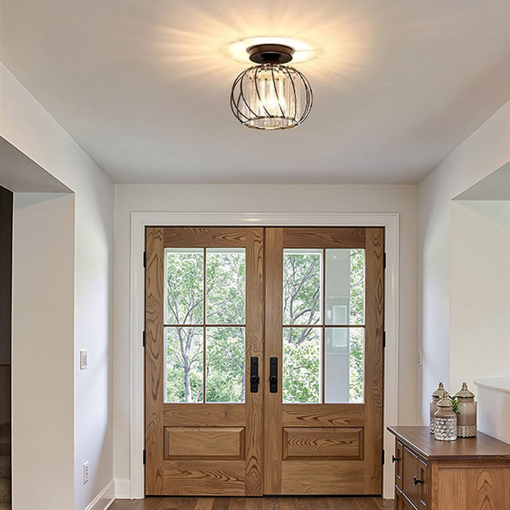 VerriLume™ – Suspension Moderne en Verre Façon Lanterne