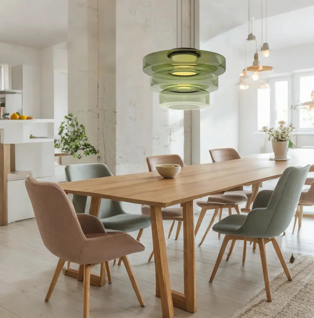 VerreLinéa™ – Suspension Élégante aux Lignes Modernistes