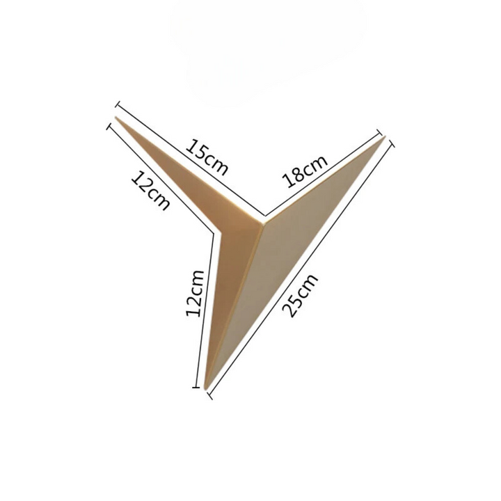Luminark™ – Applique LED Triangulaire au Style Scandinave