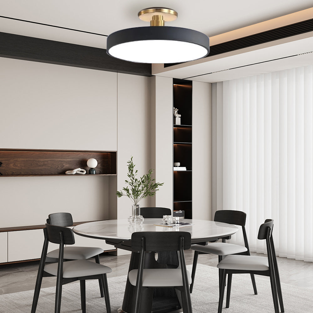 ScandiLumi™ – Luminaire Affleurant Rond et Épuré