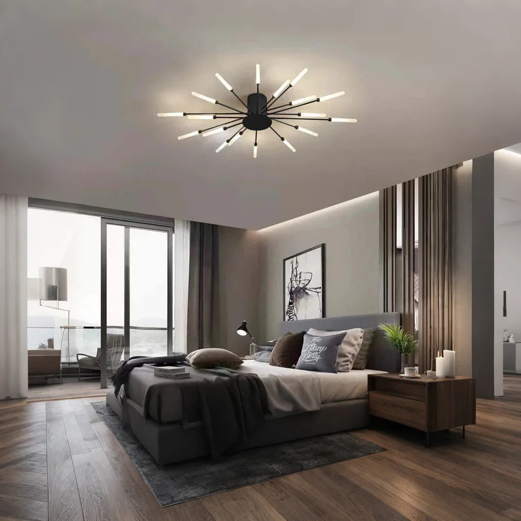 LumiFête™ – Éclairage Plafond Inspiré des Feux d’Artifice