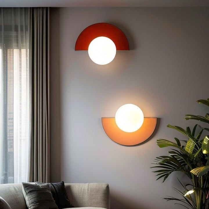 HémisLumi™ – Applique Murale Contemporaine en Demi-Sphère