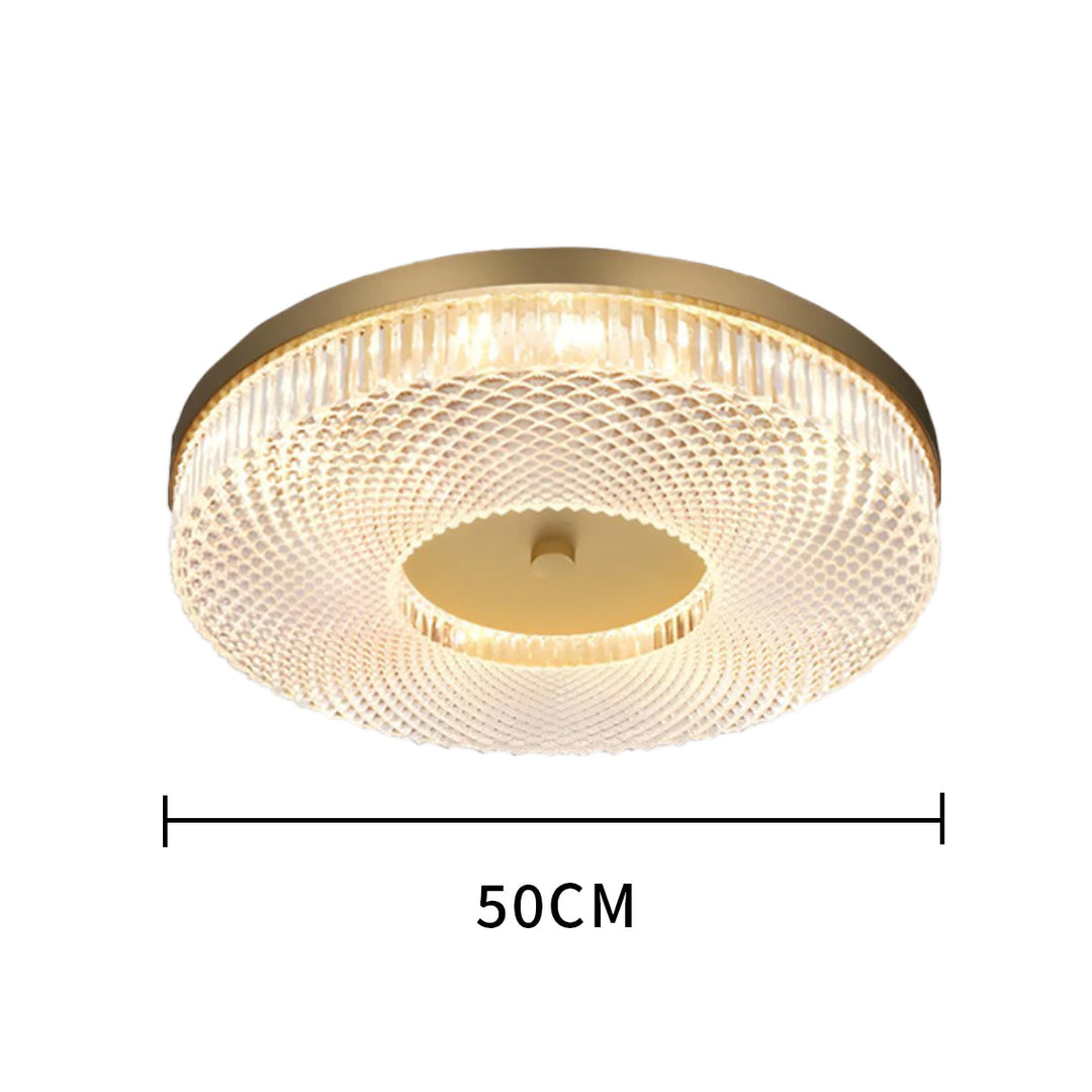 AcryLumi™ – Plafonnier Rond Créatif en Acrylique