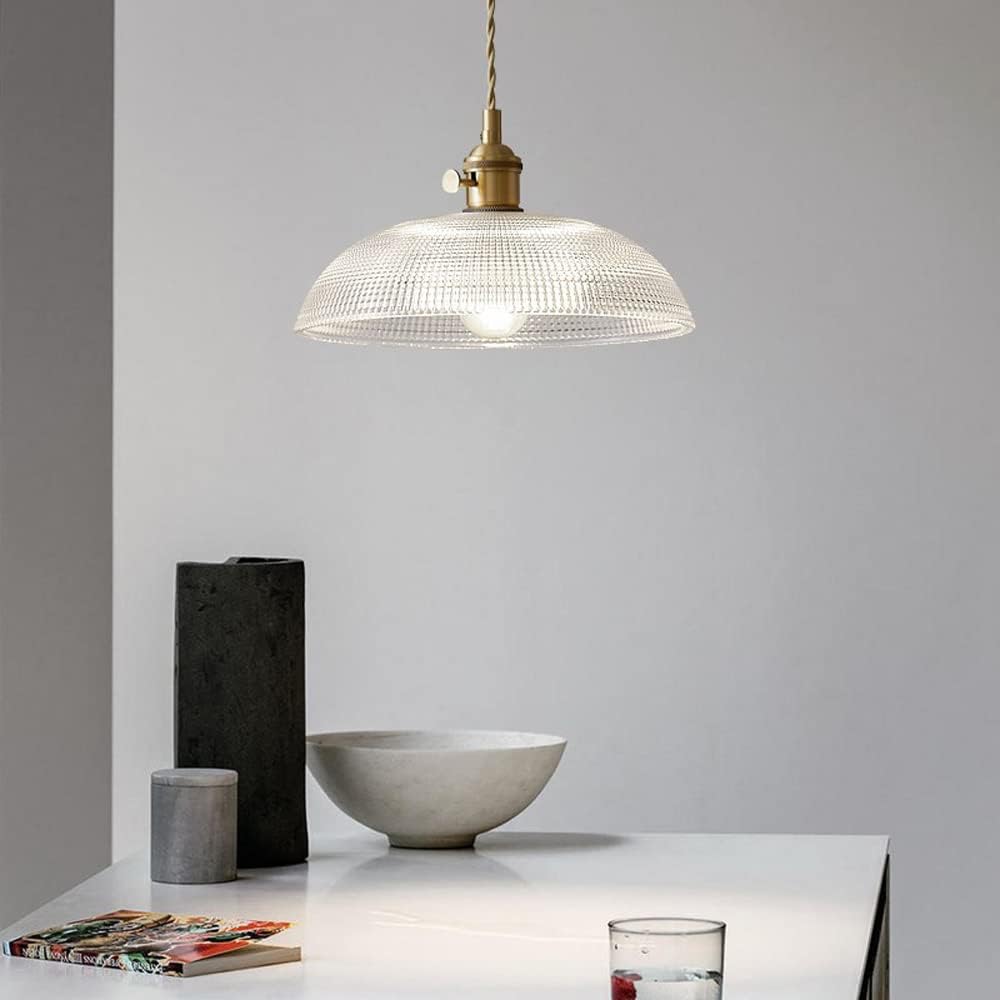 VerreBol™ – Suspension Moderne en Verre Forme Coupelle