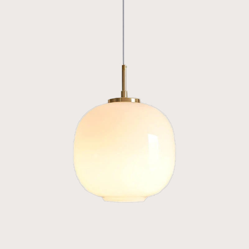 Opalys™ – Lampe Suspendue Style Nordique en Verre Opale