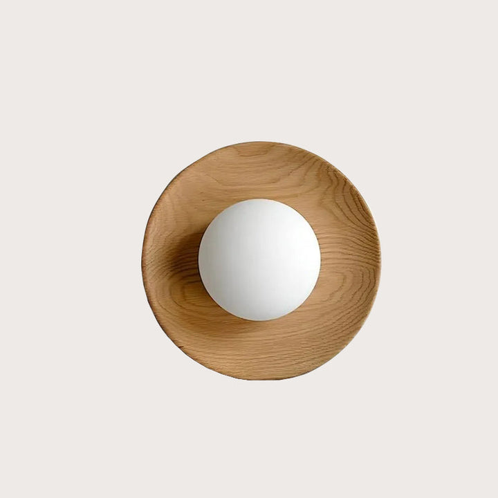 NaturaLume™ – Applique Murale Simple en Bois