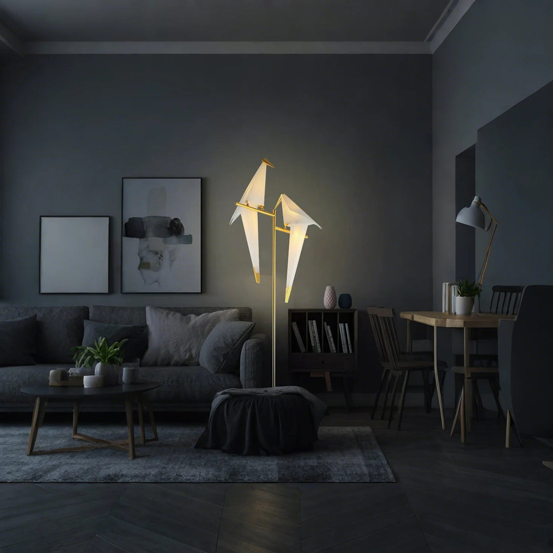 OrigamiNord™ – Lampe de Bureau Grue en Papier