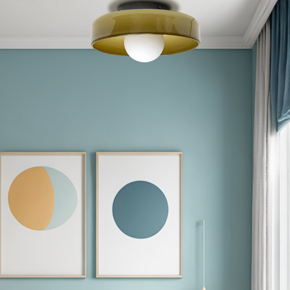 LumiPure™ – Plafonnier Rond Encastré au Design Épuré