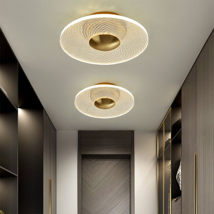 Grainéa™ – Plafonnier Design aux Détails Subtils