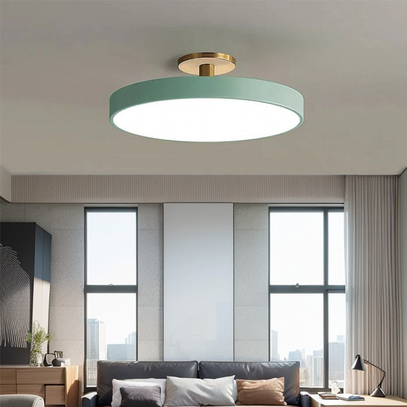 ScandiLumi™ – Luminaire Affleurant Rond et Épuré