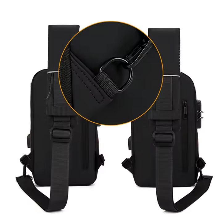 CityShield™ – Sac Bandoulière Étanche & Sécurisé avec Port USB