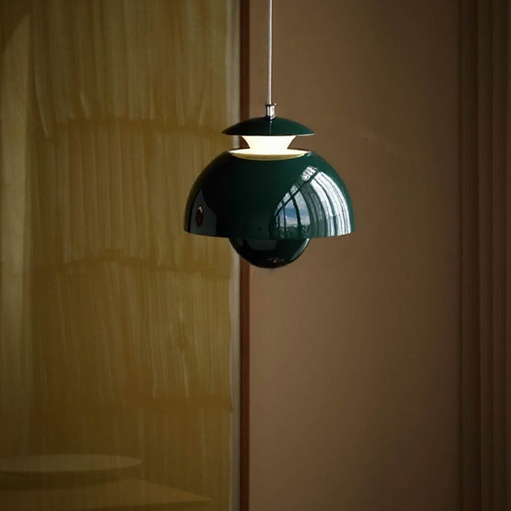 LumiBourgeon™ – Lustre Créatif au Design Floral Rétro