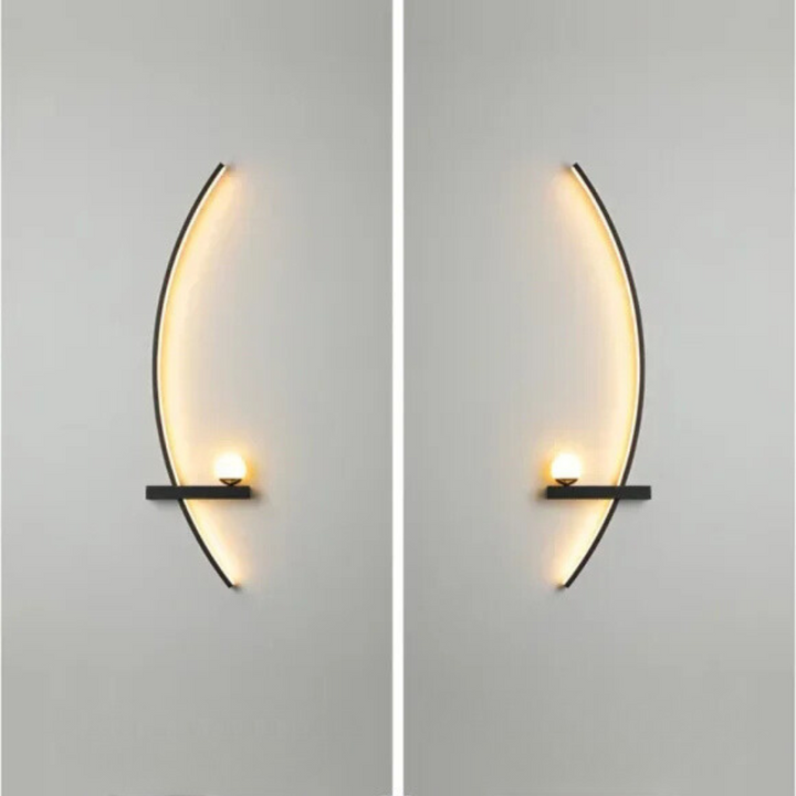 CercleLumi™ – Applique Contemporaine en Arc Lumineux