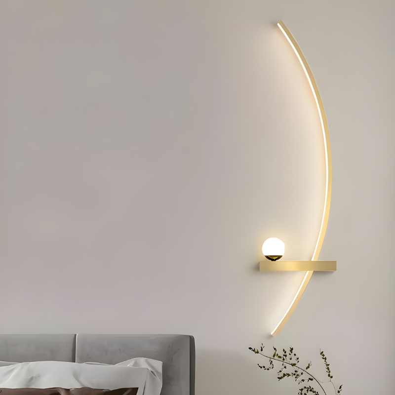 CercleLumi™ – Applique Contemporaine en Arc Lumineux