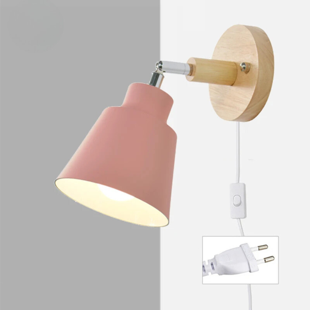 Luminordik™ – Éclairage Mural Bois Naturel & Pratique