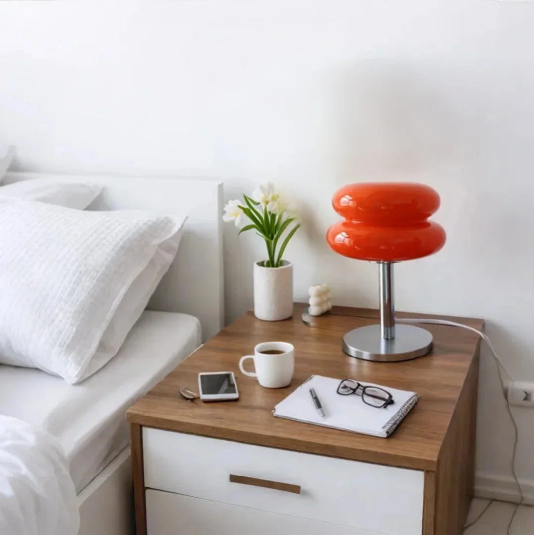VerreDélice™ – Lampe de Table Chic au Charme Sucré
