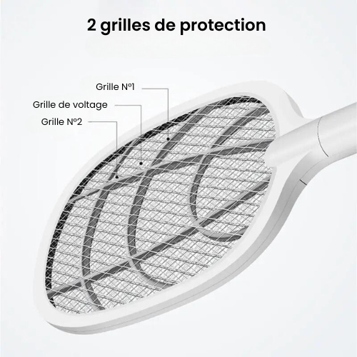 Fulgura™ – Raquette Anti-Moustique Haute Tension