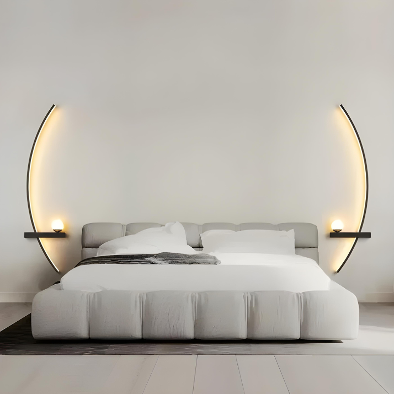 CercleLumi™ – Applique Contemporaine en Arc Lumineux