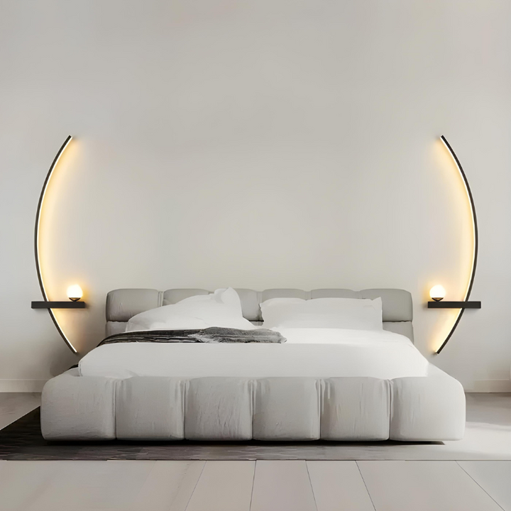 CercleLumi™ – Applique Contemporaine en Arc Lumineux