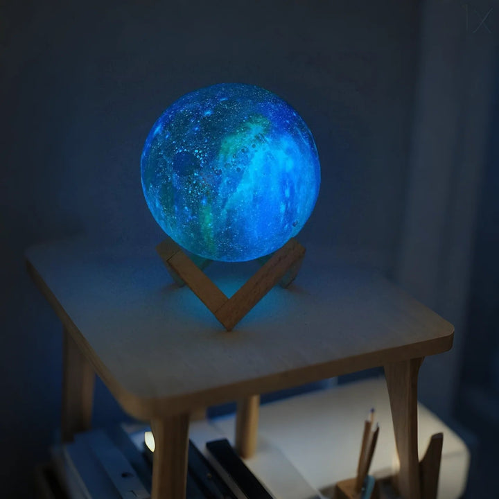 LuneCréa™ – Lampe de Table Inspirée de la Lune et de l’Espace
