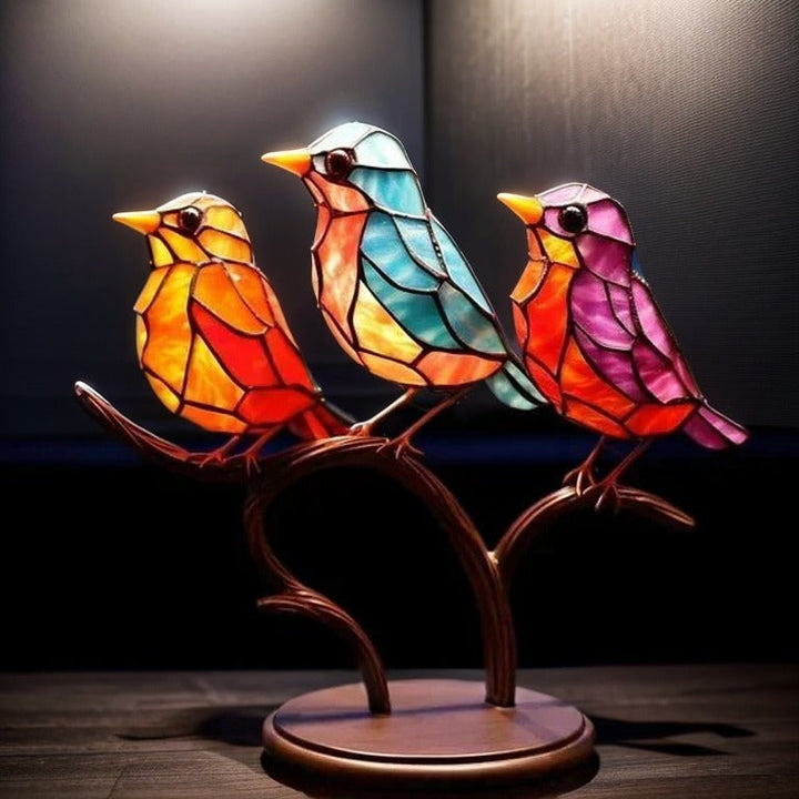 LumiOiseau™ – Objet Déco Raffiné en Forme d’Oiseau Peint