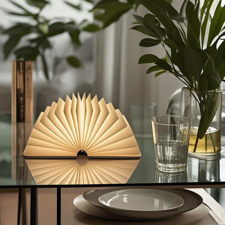LumiLivre™ – Lampe Livre Pliable à 360° avec LED
