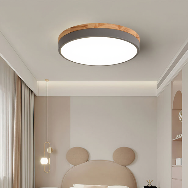 ÉléganceBois™ – Plafonnier Encastré Style Naturel