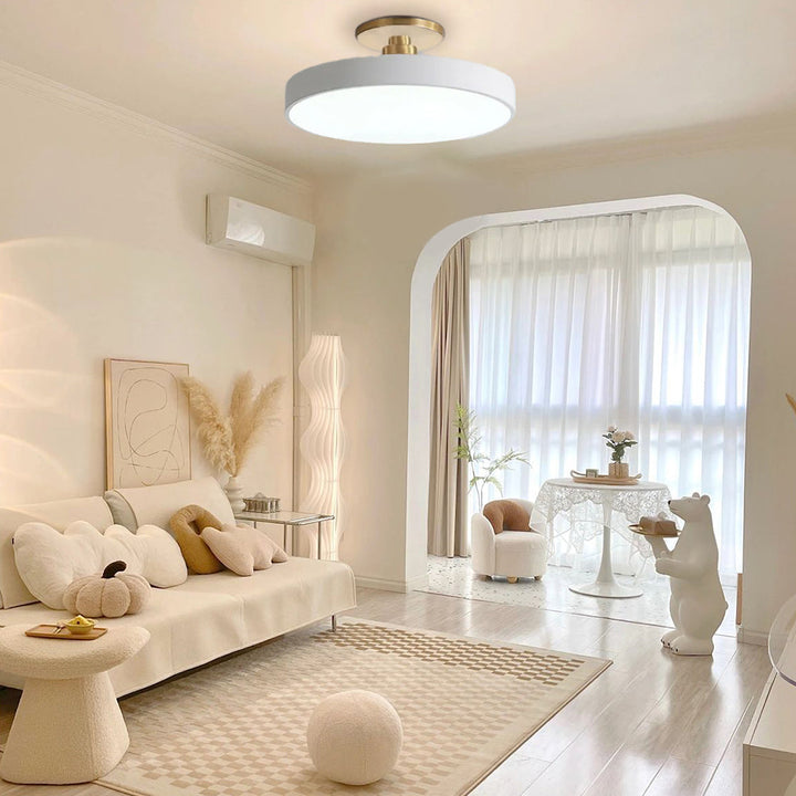 ScandiLumi™ – Luminaire Affleurant Rond et Épuré