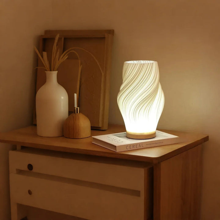RayonNuit™ – Lampe de Nuit Élégante à Motif Spirale
