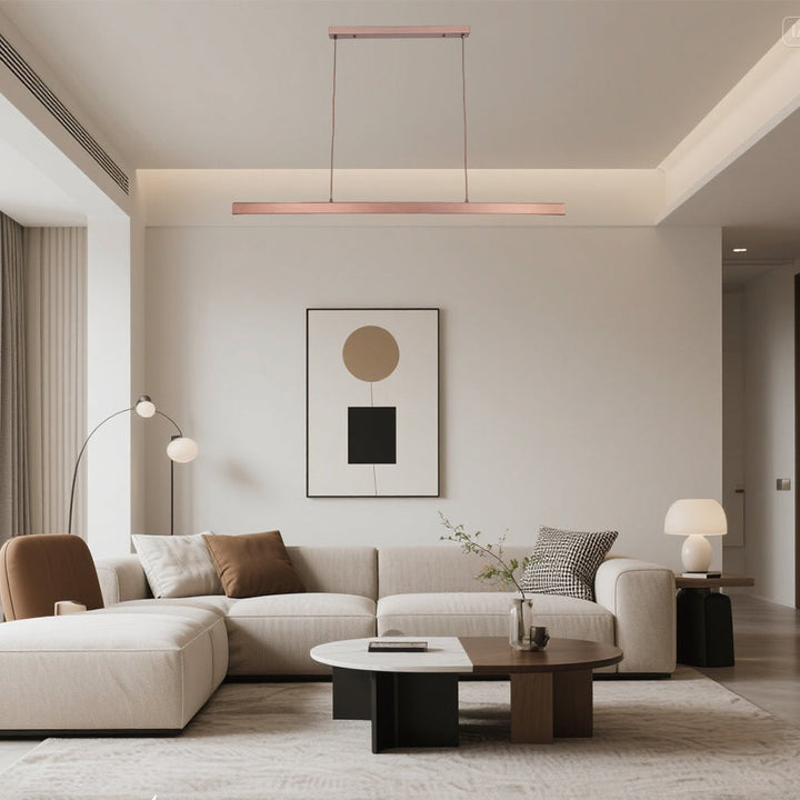 LinéaLumi™ – Lustre Minimaliste en Bande Longue