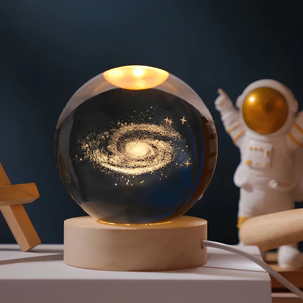 CristalAura™ – Boule de cristal lumineuse