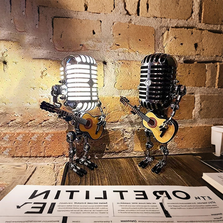 LumiRock™ – Lampe Robotique et Guitare Stylée