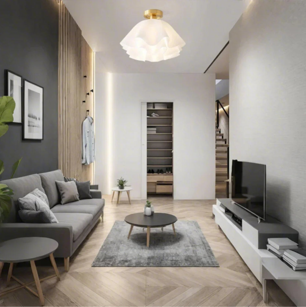NeigeFleur™ – Luminaire de Plafond Fleur Minimaliste