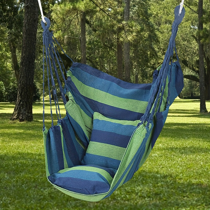 HamacLounge™ – Chaise Hamac en Tissu Résistant sans Coussin