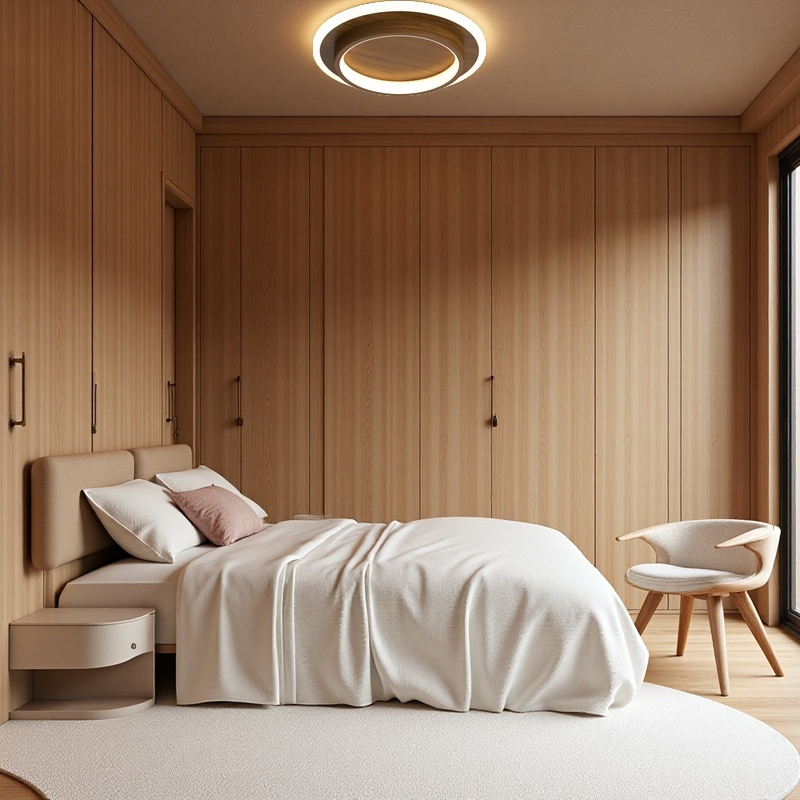 HaloMétal™ – Luminaire Rond Design en Métal et Acrylique
