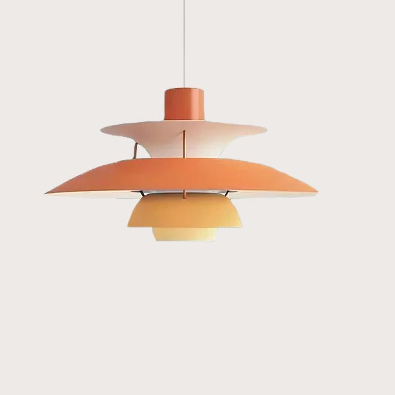 Layera™ – Luminaire Suspendu Métallique à Effet Structuré