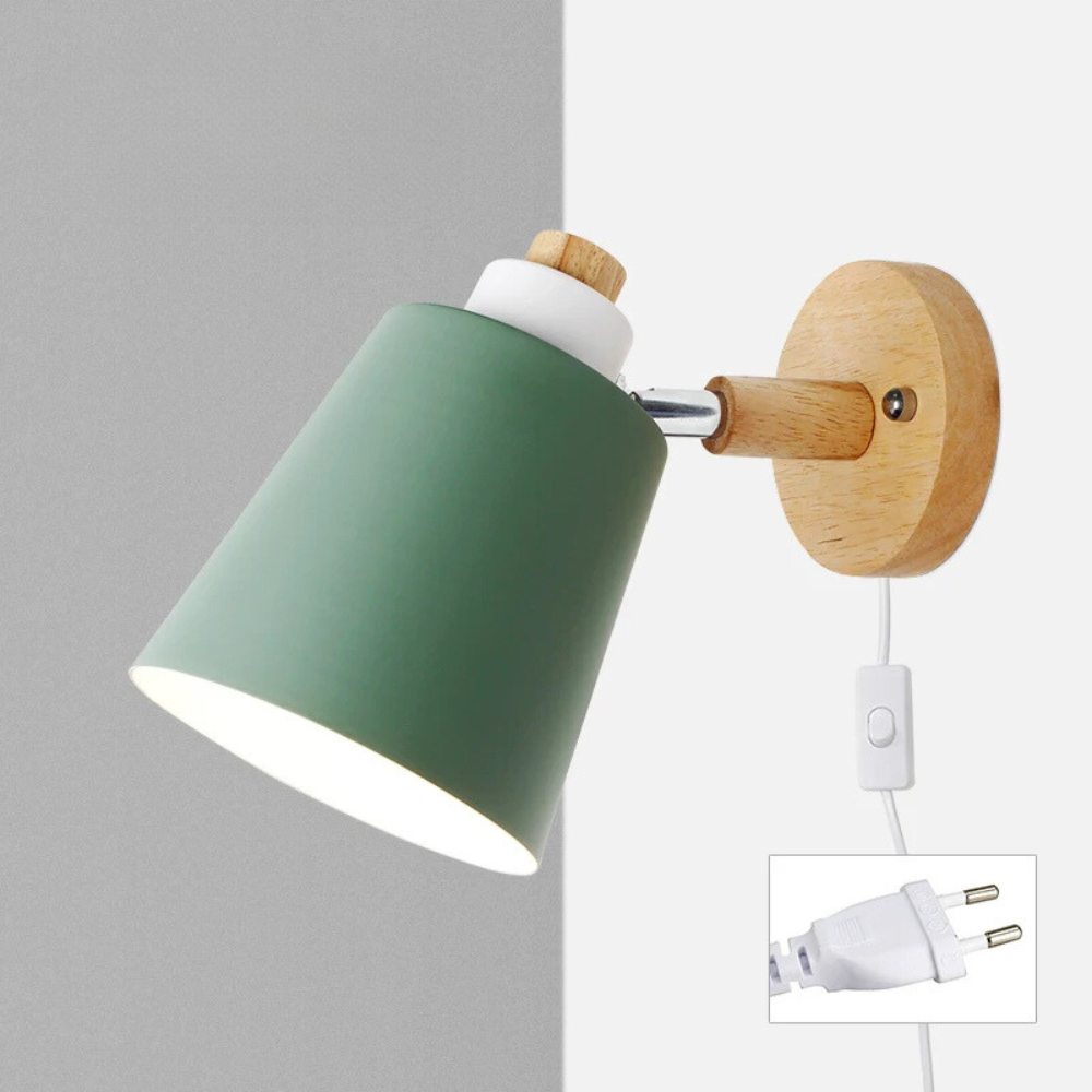 ScandiMétal™ – Lampe Murale LED Design en Fer Épuré