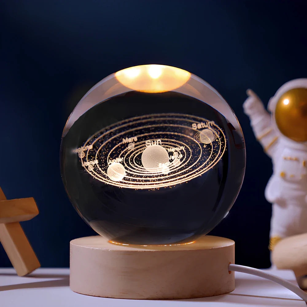 CristalAura™ – Boule de cristal lumineuse