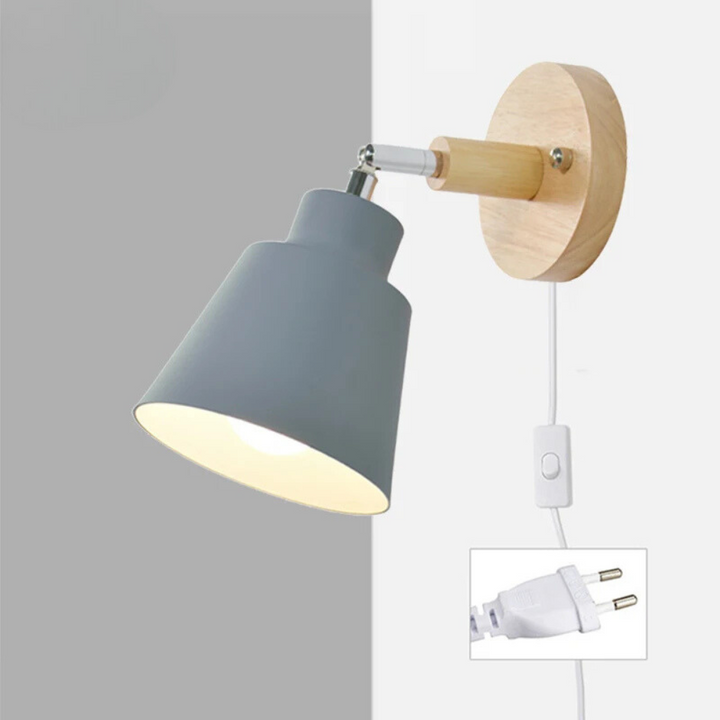 Luminordik™ – Éclairage Mural Bois Naturel & Pratique