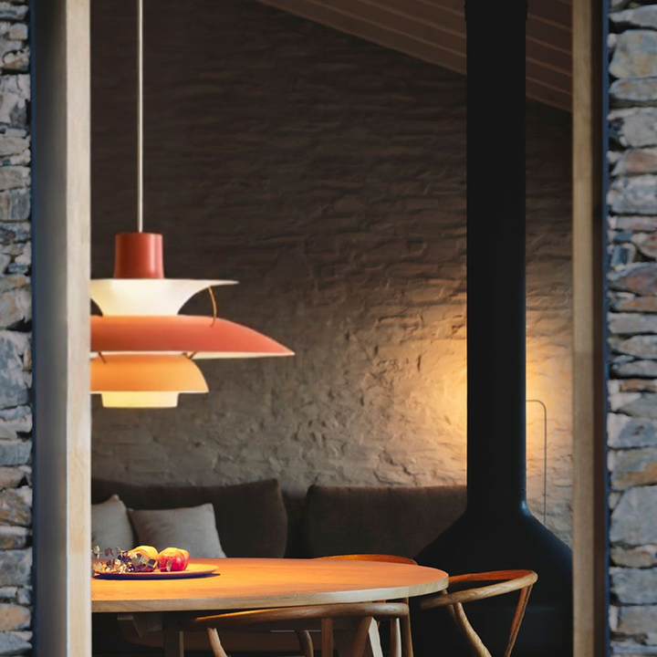 Layera™ – Luminaire Suspendu Métallique à Effet Structuré